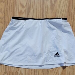 adidas White Skirt with Black Trim